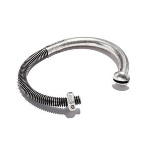 Giles and Brother Skinny Nut & Bolt Cuff Silver
